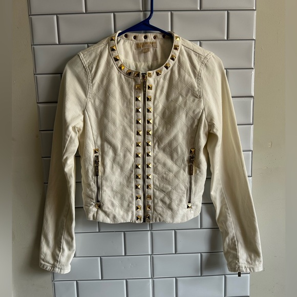 Michael Kors Women’s Jacket Size S / Cream and Gold color - Picture 2 of 12